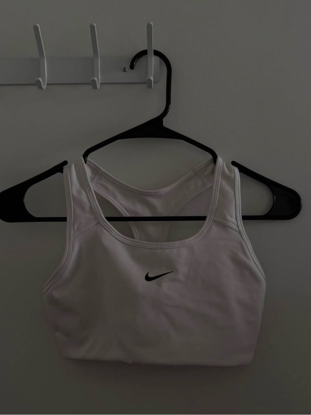 Nike White Sports Bra — Size Small